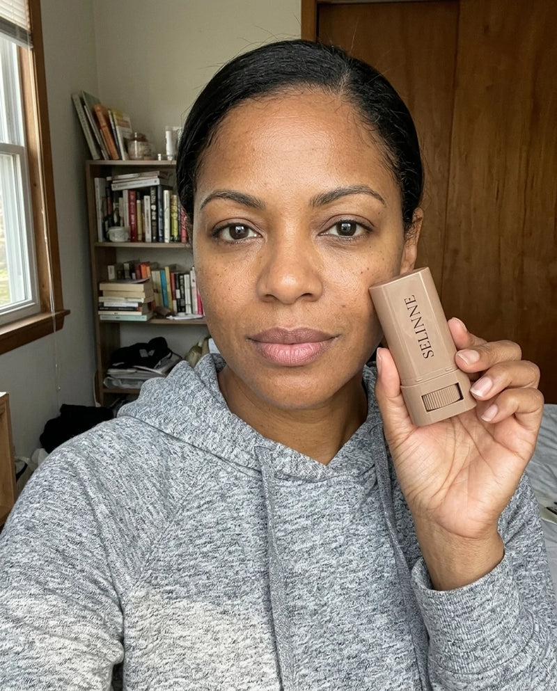 Crystal wearing Selinne Shade 2 Medium