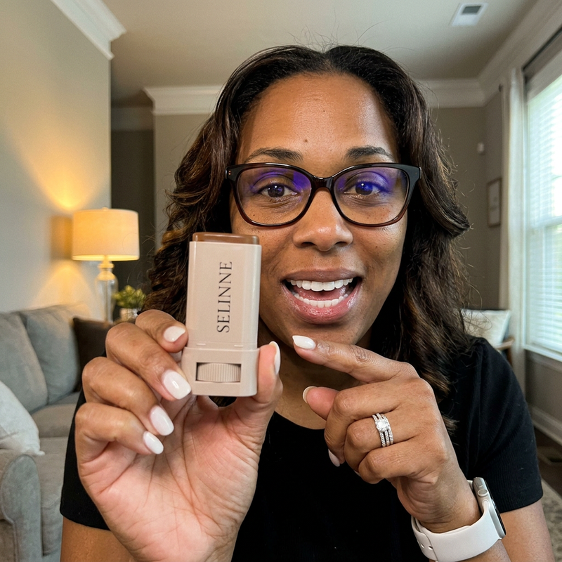 Paula wearing Selinne Shade 2 Medium Deep