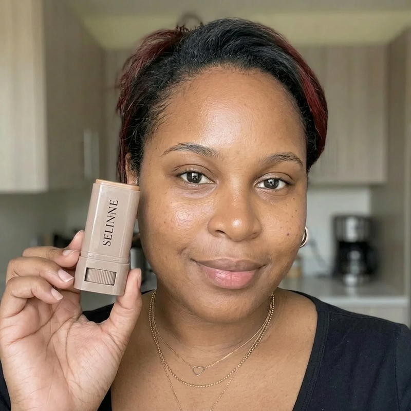 Nataly wearing Selinne Shade 3 Medium